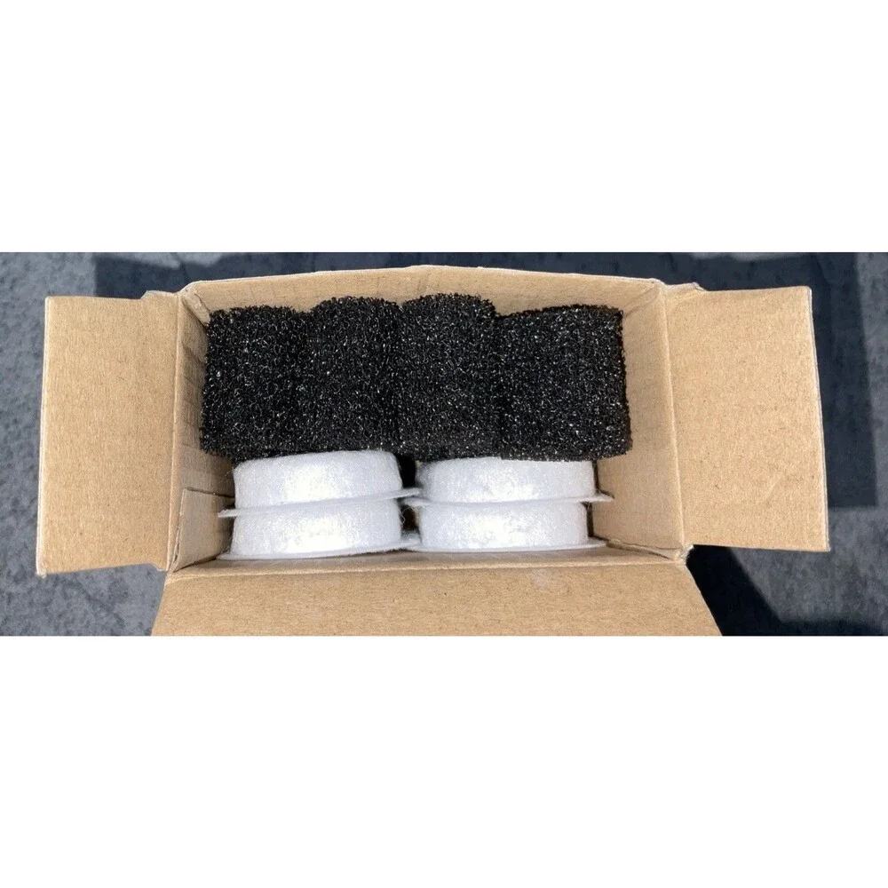 Kitty Spout Stainless Steel Replacement Filters. 4 Filters + 4 Sponges